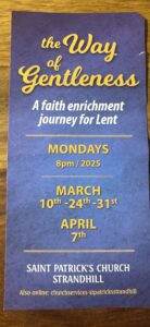 Lent Way of Gentleness Mondays 8pm